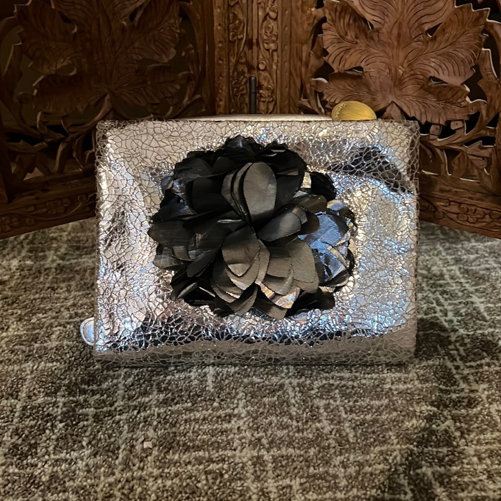 Silver handbag